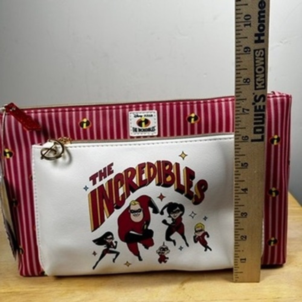 Primark Disney Pixar The Incredibles Cosmetic Makeup Toiletry Bag Pouch Travel - Picture 7 of 8